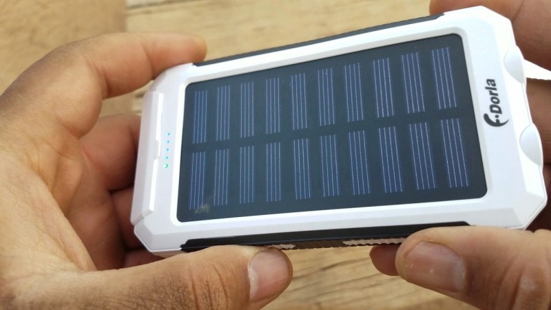 پاور بانک خورشیدی solar power bank 50000mah