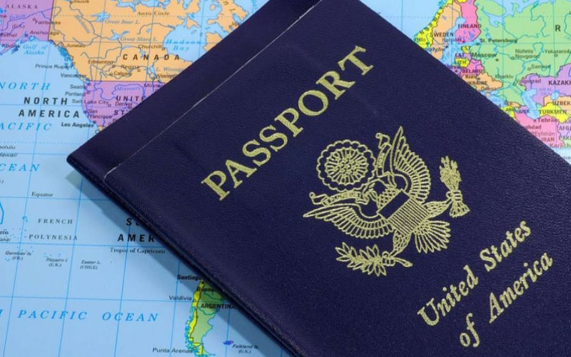USA passport لاتاری