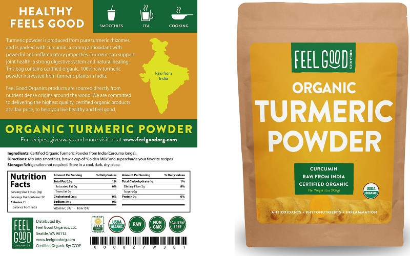 زردچوبه - Organic Turmeric Root Powder