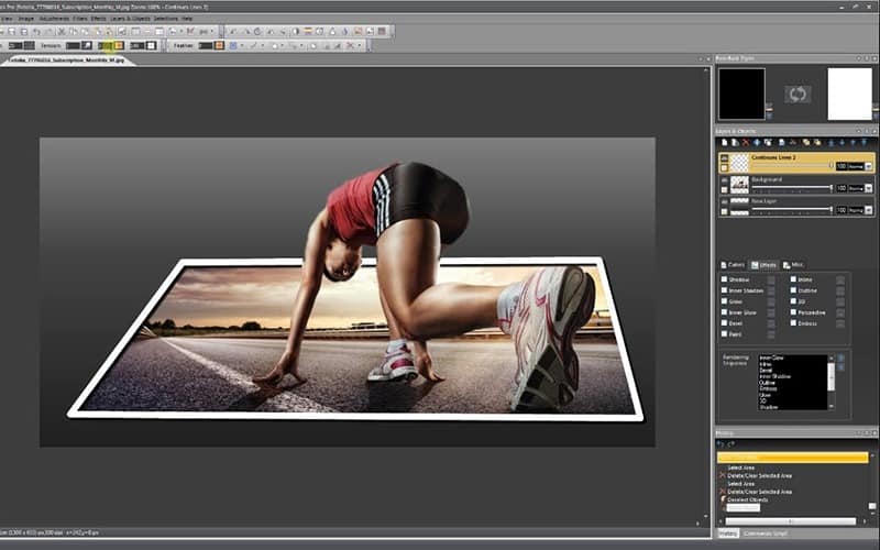 نرم افزار طراحی گرافیک Photo Pos Pro