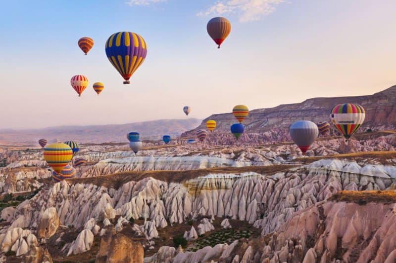 کاپادوکیا در ترکیه یکی دیگر از زیباترین مکان های جهان